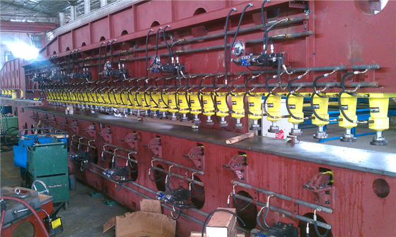 5.5kW reparierte oberer Presse-Platten-Rand-Fräsmaschine, strukturelle Schweißens-Linie des Strahln-ISO9000