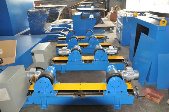 Qualität  Automatic 20T Pipe Welding Rotator 2.2KW With Manual Travel Bogie usine