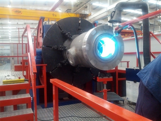 industrielle hydraulische Schweißens-Linie 6.5m/Min Flange Straightening Machine des Strahln-18T